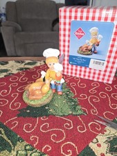 Enesco Lil Turkey Chef Fairie Stuffing Turkey. Extremely Pristan And Rare