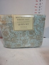 Fashion Collection Queen Sheet Set 4-Piece Microfiber