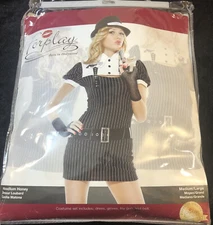 FORPLAY HOODLUM HONEY MOBSTER WOMEN HALLOWEEN COSTUME M/L