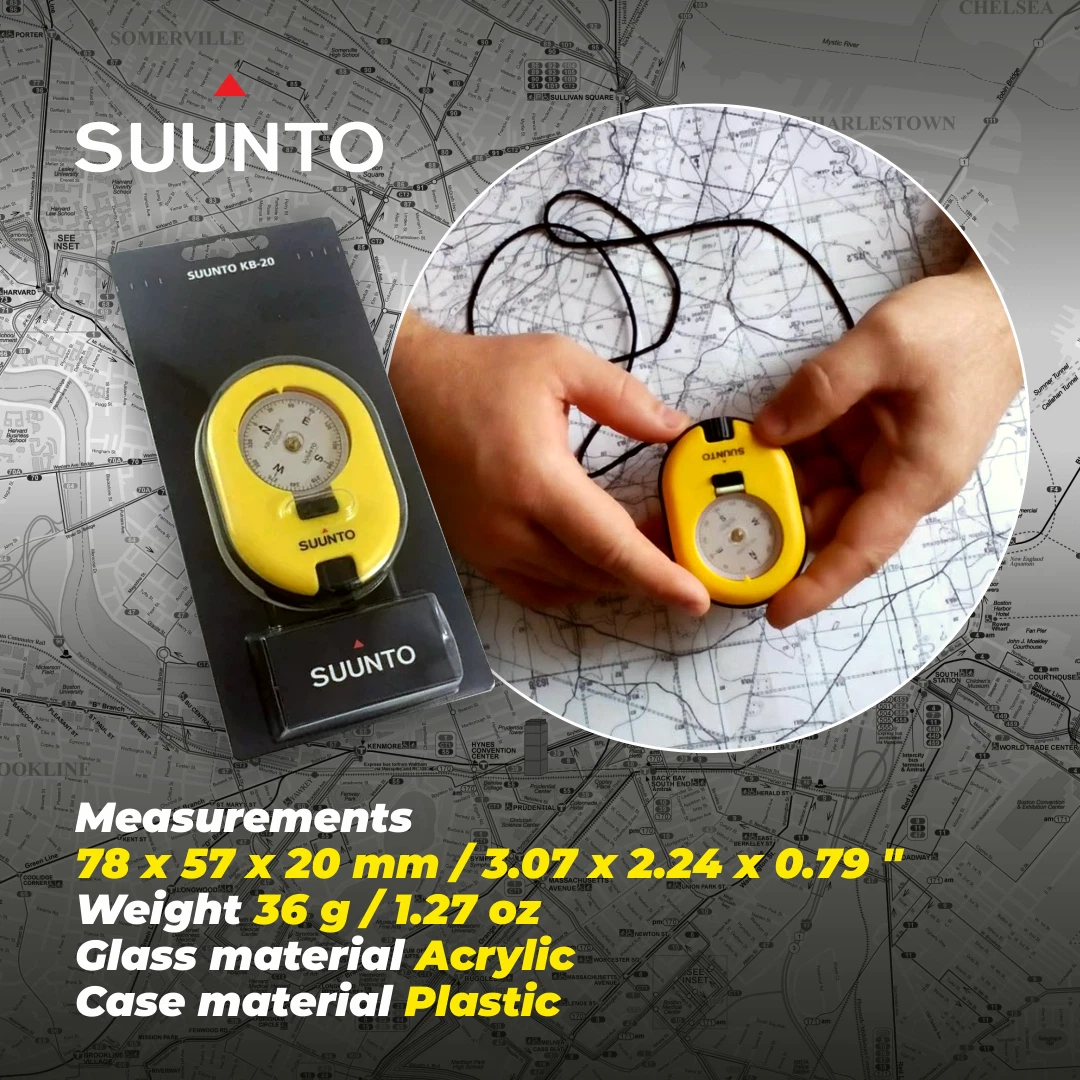 Suunto KB-20/360R G Yellow Rugged Compass SS020419000 | eBay