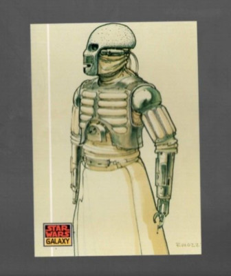 1993 Topps Star Wars Galaxy Series 1 #21 Design of Star Wars - Too-Onebee NM