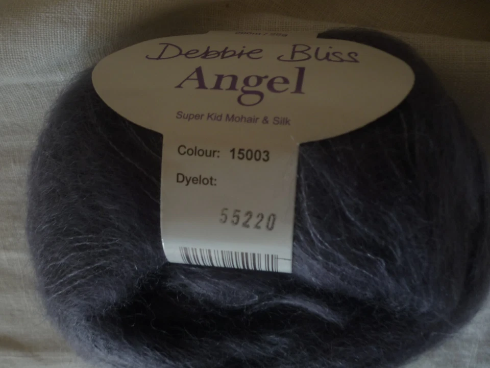 Debbie Bliss RIALTO LACE 004 Charcoal 🧶 2x ANGEL Fb. 003 Charcoal 🐛 100g (8) - Bild 4 von 4