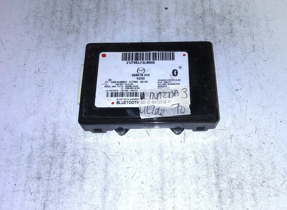 2011 Mazda 3 Mazda3 Bluetooth Communication control module BBM5 66
