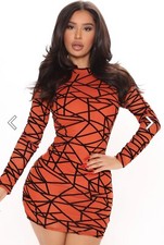Spiderweb Halloween Goth Bodycon Dress NEW Sz Large Whimsigoth Fitted Sexy 