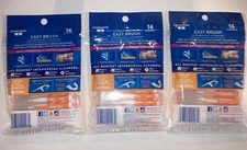 DenTek Standard Easy Brush Interdental Cleaners Fresh Mint Flavor 16 Ct 3 Pack👍