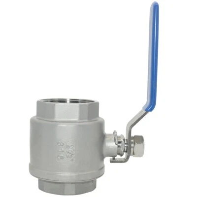 US STOCK 2-1/2" 2.5 in NPT Threaded Full Port Ball Valve Stainless Steel SS 316