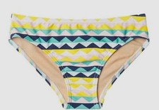  55 Toobydoo Kid's Girl's Blue Yellow Zig Zag Swim Bottom Swimwear Size 11-12