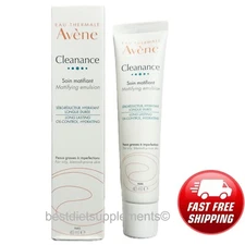 Avene Cleanance Mattifying Emulsion Oil control 40ml 1.3oz  Exp. Date:10/2027
