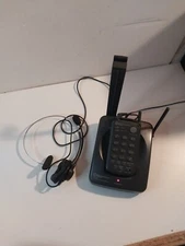 Vintage 1990's BELL Equipment SONECOR Telephone Headset  Belt Clip  Charger