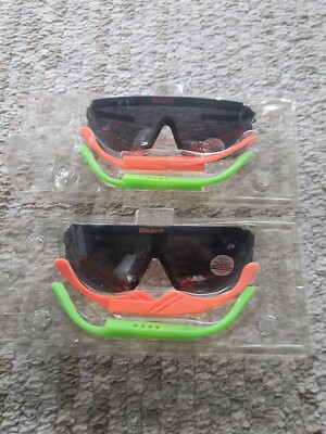 (2)VINTAGE NEWPORT CIGARETTES PROMO SUNGLASSES W/ CHANGEABLE SIDES ( NEW  PROMO )
