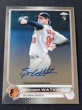 Spenser Watkins 2022 Topps Chrome Rookie Parallel Auto Orioles #RA-SW RC