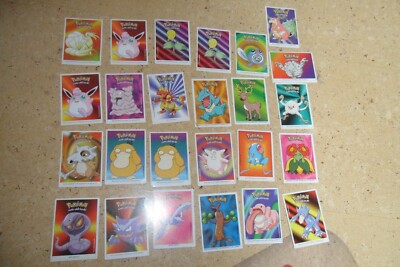21 Pokemon DUNKIN Boomer Sticker Sammelkarten