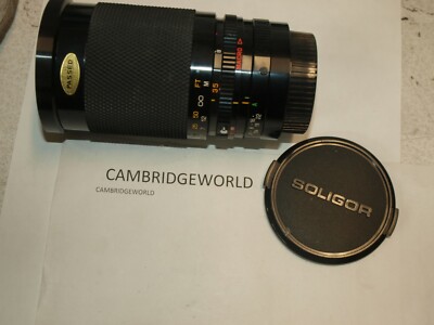 35-200mm F3.8-5.3 SOLIGOR CD MACRO ZOOM LENS f/ KONICA CAMERAS with A EE SETTING
