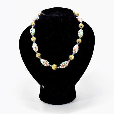 La Perla Veneziana - Necklace With Murano Glass Blown Pearls