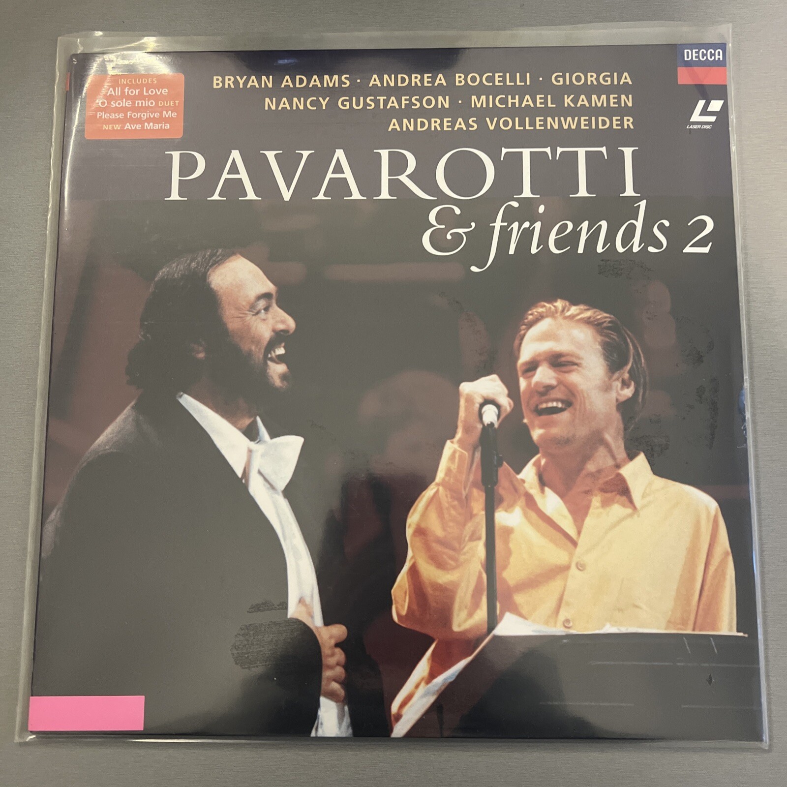 Laserdisc | PAVAROTTI & FRIENDS 2 NEU OVP