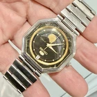 VTG! RARE! SEIKO 5 Luna Calendar MOON PHASE 6347/6349 Combo Automatic Watch RUNS