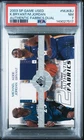 MICHAEL JORDAN / KOBE BRYANT GAME WORN JERSEY CARD! KOBE'S NUMBER #8/100! PSA 7