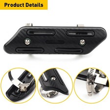 25-51mm Diameters Exhaust Pipe Heat Shield Cover Heel Guard Motorcycle Motorbike