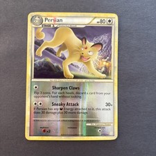 Persian 27/123 Pokemon HeartGold and SoulSilver Reverse Holo LP on eBay