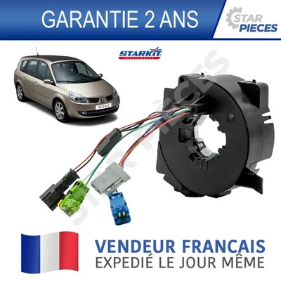 CONTACTEUR RESSORT TOURNANT SCENIC 2 GRAND SCENIC 2 REGULATEUR 7701060399 - Photo 1/4