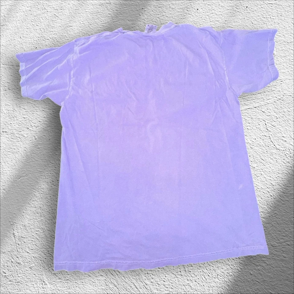 Gold’s Gym Men’s T-Shirt Size L Purple Blue Logo Weightlifter Graphic Tee - Image 2 of 3