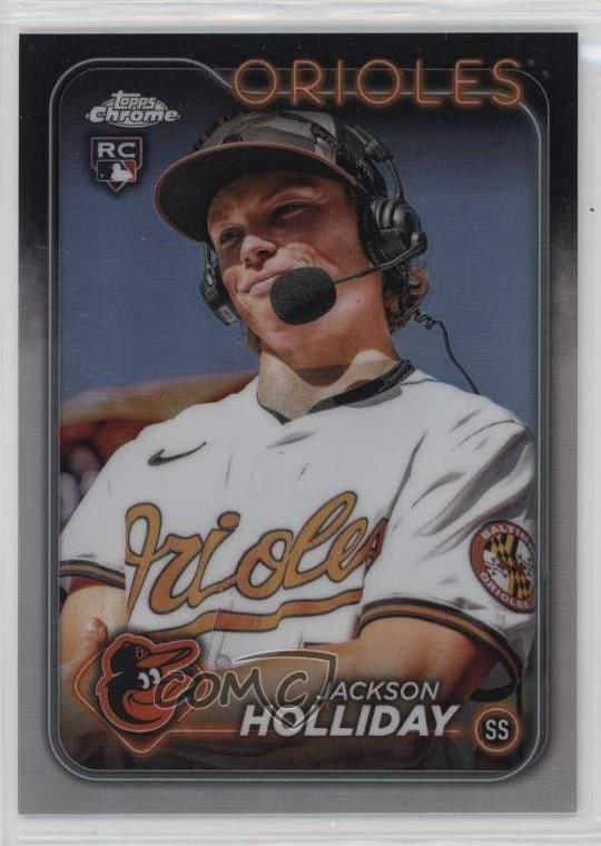 2024 Topps Chrome Image Variation SP (Wearing Headset) Jackson Holliday #88 1lq2