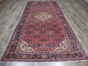 Anatolian Vintage Turkish Rug HandMade Turkish Tribal Geometric Rug 5x10.6 Ft