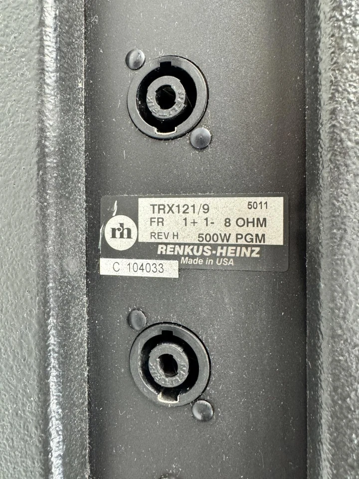 Renkus-Heinz TRX121/9 500 Watt 8 Ohm Speaker with Mount - Image 4 of 4