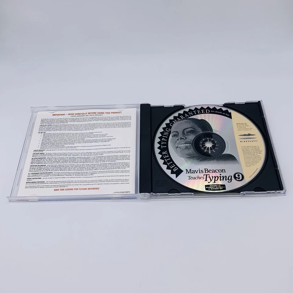 Mavis Beacon Teaches Typing Version 9 PC Windows, 1998 Ages 8 and Up - Tested - Image 3 of 4