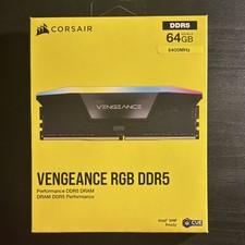 Corsair Vengeance RGB DDR5 64GB 2x32GB 6400MHz DIMM RGB Lighting