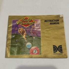 Side Pocket Nintendo NES Video Game and Manual USED
