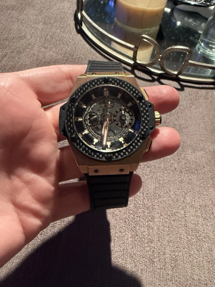 Rare Hublot Rose Gold King Power Big Bang Men's Watch - 701.OQ.0180.RX - Image 3 of 4