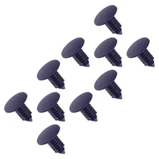 20pcs 9mm Bumper Clips Auto Car Hole Plastic Rivets Fastener Fender Push Pin