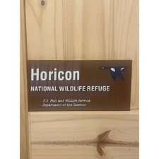 Horicon National Wildlife Refuge Wisconsin Sign Park Marsh 3D Printed