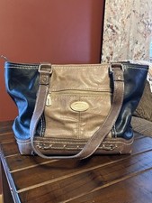 Borsa donna Concept in ecopelle con tasche con zip e doppi manici