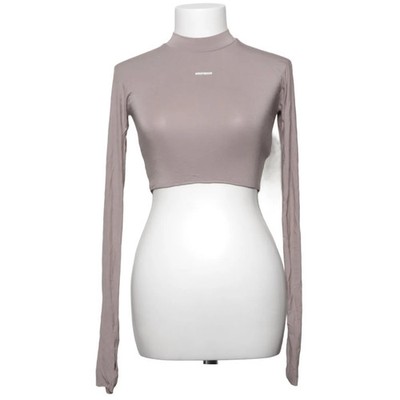 WRSTBHVR Studio, Crop Top, Größe: S, Beige, Elasthan/Modal, Einfarbig #itB