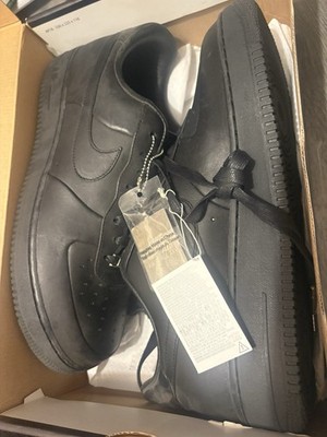 Nike Air Force 1 Supreme Low Top Black Leather  07