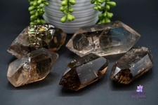 High Quality Smoky Quartz Double Terminated Rainbows - Brazil