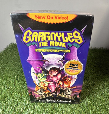 Buena Vista Home Video Gargoyles the Movie: The Heroes Awaken VHS w/ Game