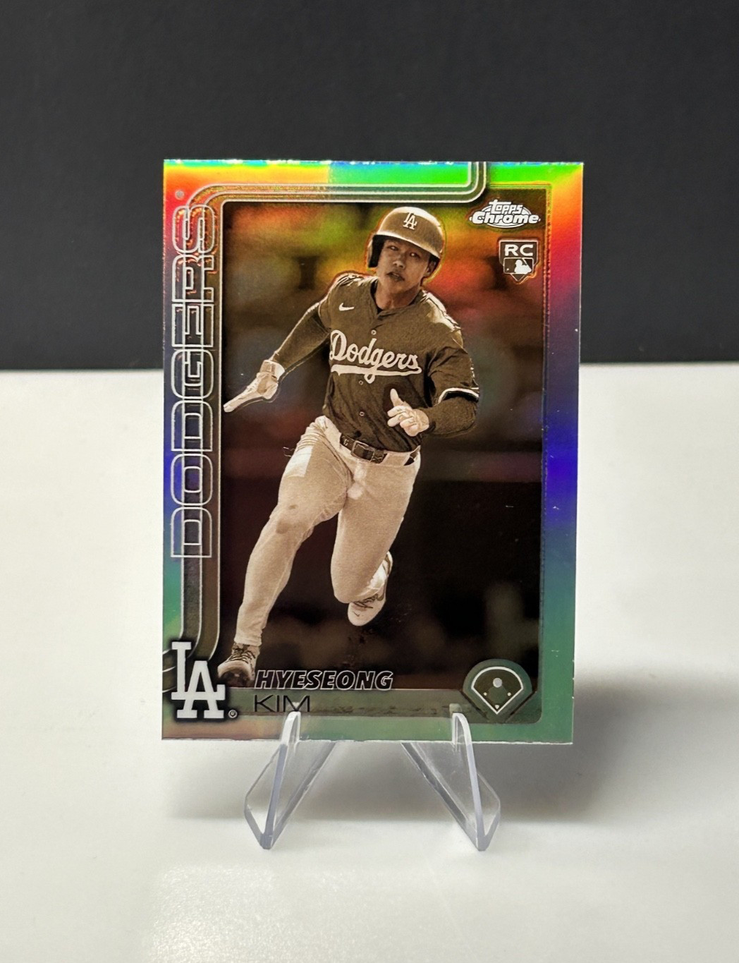 2025 Topps Chrome - Hyeseong Kim #152 Sepia Refractor (RC)