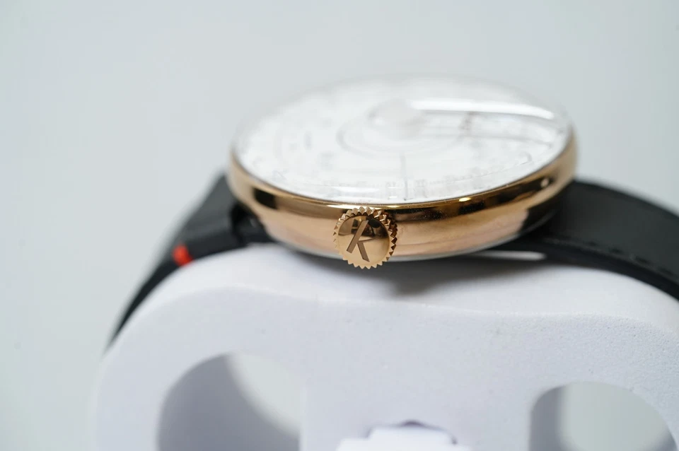 Reloj de cuarzo KLOKERS KLOK 08 unisex esfera blanca 39 mm - Caja y papeles - Foto 3 de 4