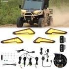 For Can-Am Defender HD9 HD10 HD11 Max UTV LED Turn Signal Horn Kit Street Legal