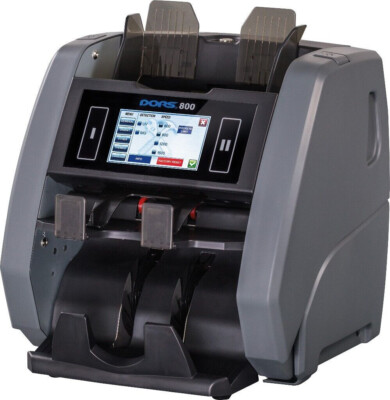 DORS 800 Geldzählmaschine & Geldscheinprüfer Geldprüfer EZB-getestet VI/IR/UV/MG