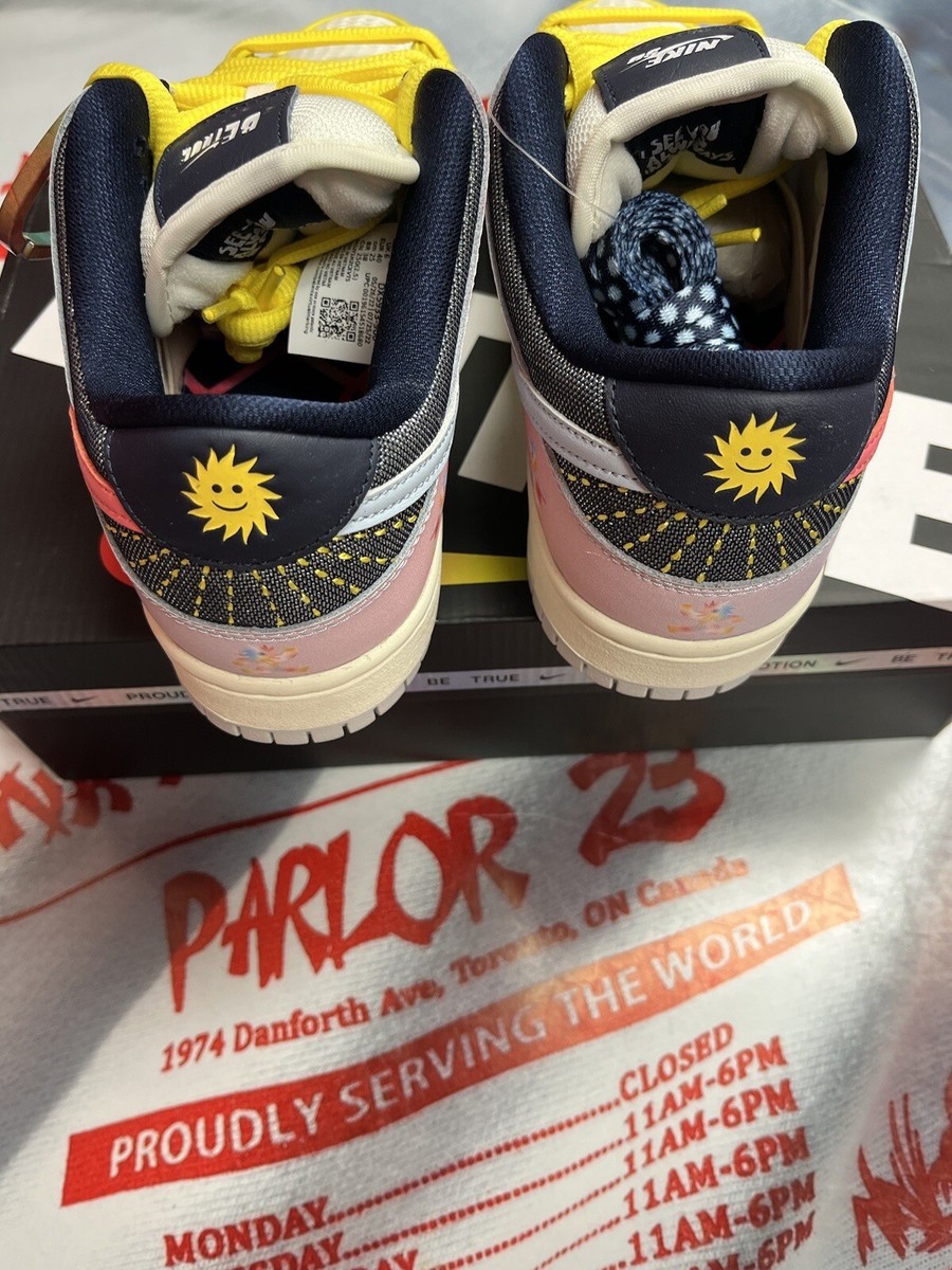 Size 7 - Xavier Schipani x Nike Dunk SB Low Be True - Trans Joy
