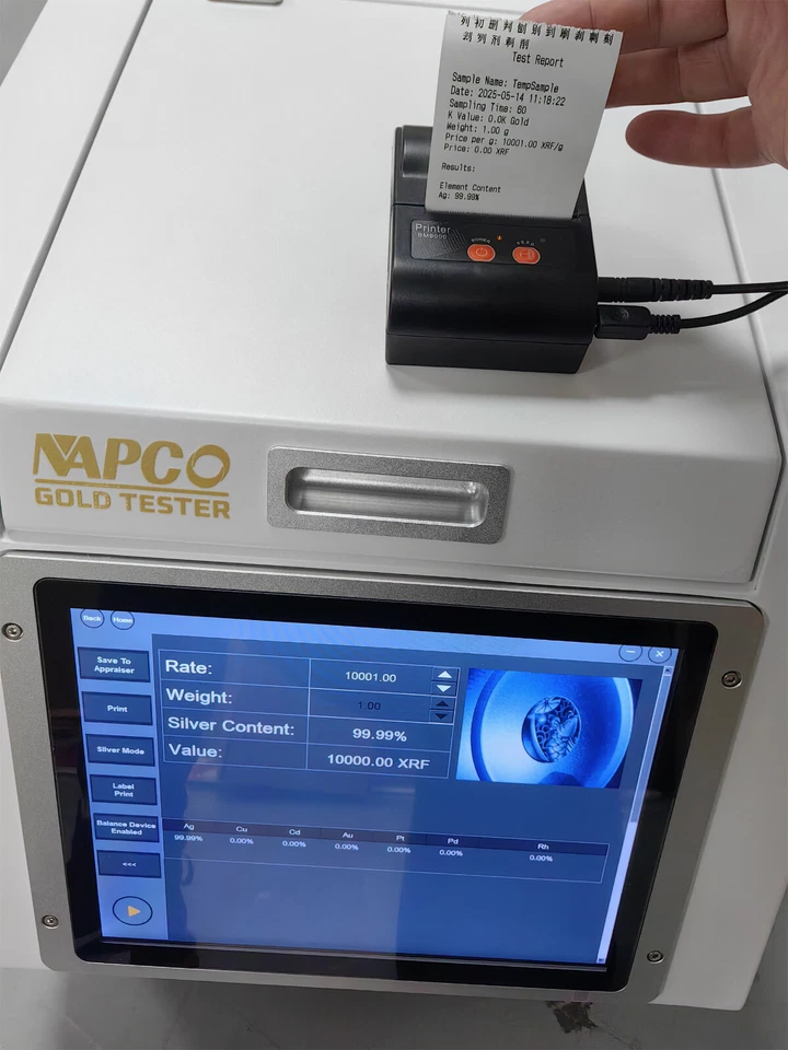 XRF Automatic Spectrum Analyzer Gold platinum Purity Au, Ag, Cu, Pt, Pd,Rh,Cd - Image 2 of 4