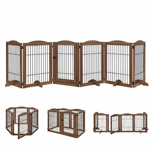 6 panel freestanding gate