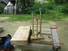 VINTAGE Noma Christmas Wooden Halo Candolier IN BOX WORKS