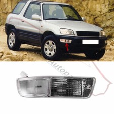 Right For Toyota RAV4 1998-2000 White Front Bumper Fog Light w/Harness Replace