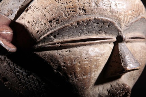 masque africain masque Tsogho 1983 - Photo 5 sur 12