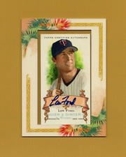 Flagship 2006 Topps Allen & Ginter Mini Framed Auto #AGA-LF Lew Ford